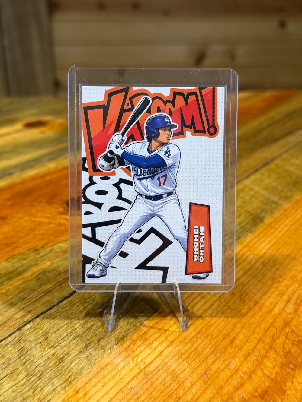 Shohei Ohtani Los Angeles Dodgers Custom Kaboom! Baseball Card